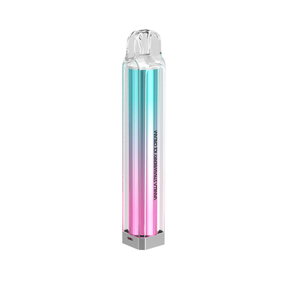 Pc Outer Tube Transparent Disposable Vape Customizable Taste Square Luminous